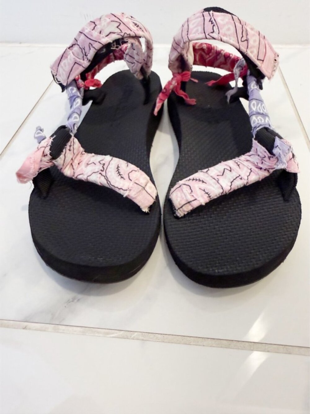 Arizona Love Trekky Bandana Beach Resort Sandal Pink 8 - Picture 4 of 10